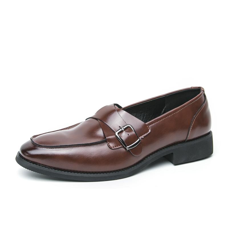 Fashion Men's Loafers Luxury Brand Leather Dress Shoes Breathable Slip-On Solid Formal Casual Shoes Handmade Designer Men Shoes Mocassin