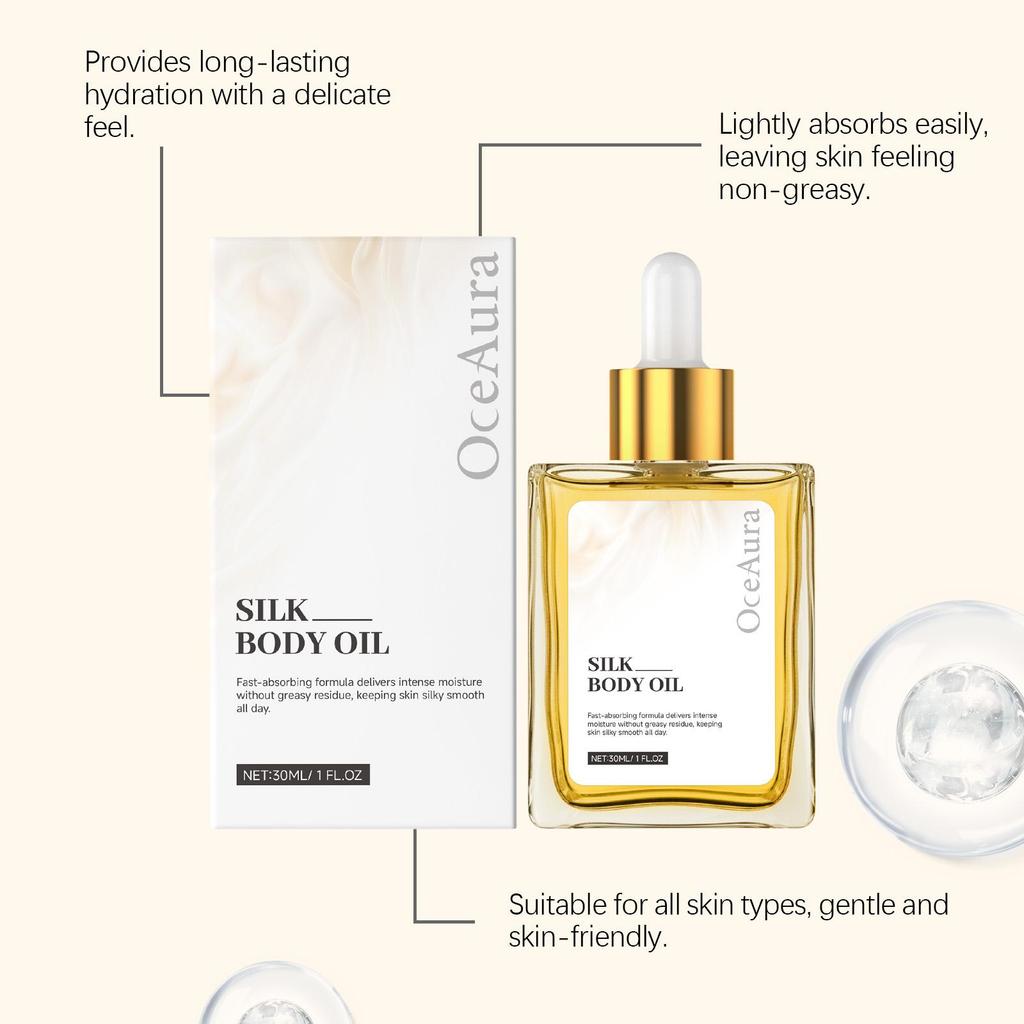 Hydrating Body Oil Deep Moisturizing Repair Dry Skin Soothing Brightening Smoothing Improve Dullness Glow Rejuvenating Body Oil