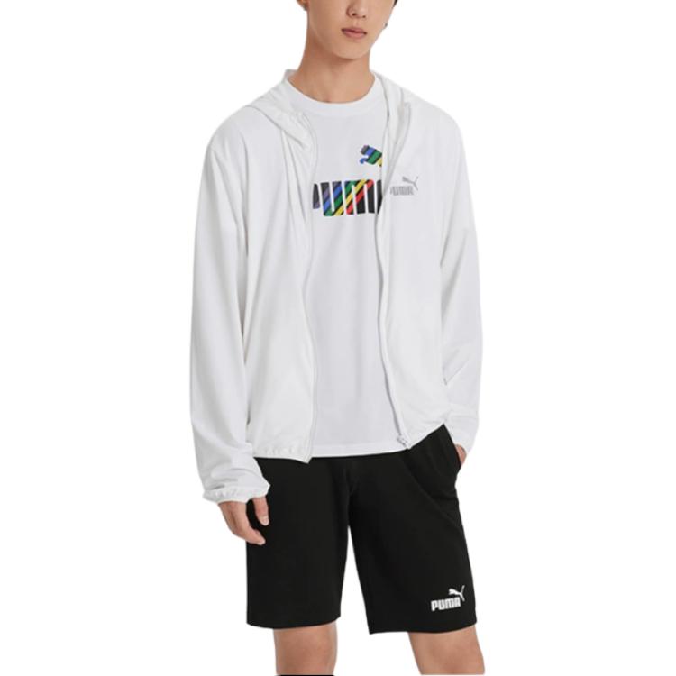 Puma Fz Basic Series Outdoor Fashion Casual Hooded Zip Long Sleeve Airproof — фото 3