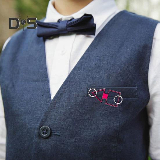 1/5Pcs Acrylic Brooch Set Creative Shape Smooth Touch Mini Size Funny Badge Lapel Pin Backpack Decorations