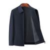Men's Versatile Wool Lapel Jacket - Casual Business Dad Style for Autumn