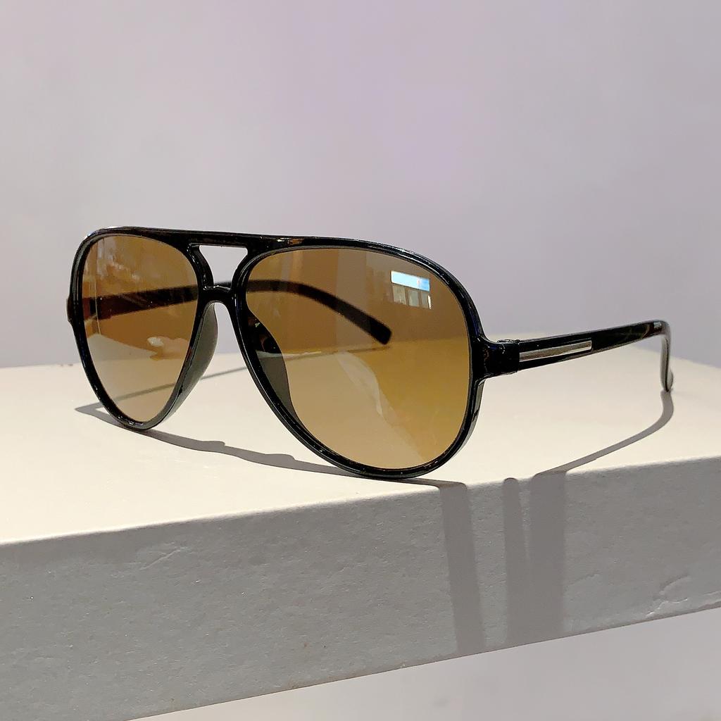 Vintage Pilot Sunglasses Men New Fashion Outdoor Casual Shades Women Trendy Brand Design Korean Style Anti-UV Sun Glasses