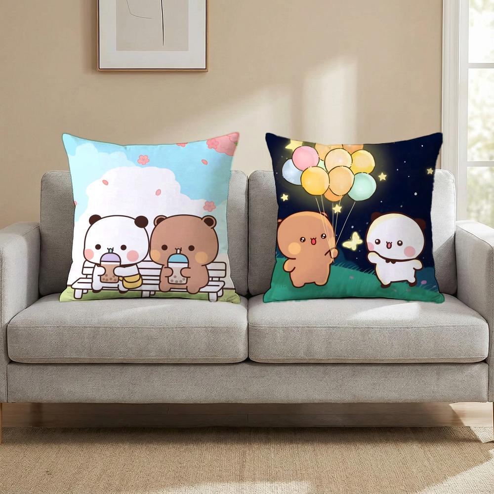 Y-Y-yier B-bubu IP Cushion Cover Multi-Scene Pillow Cover for Home & Car - Reversible, Soft & Durable for Daily Use
