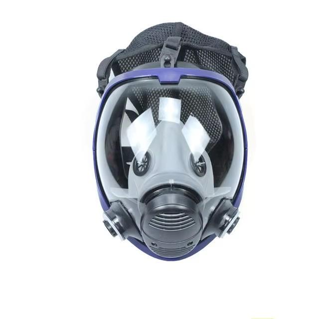 Arbeitsgasmaske für Chemikalien, 6800 Vollmaske, Atemschutzmaske, Vollmaske mit Kohlefilter. Industrie, Sprühfarbe