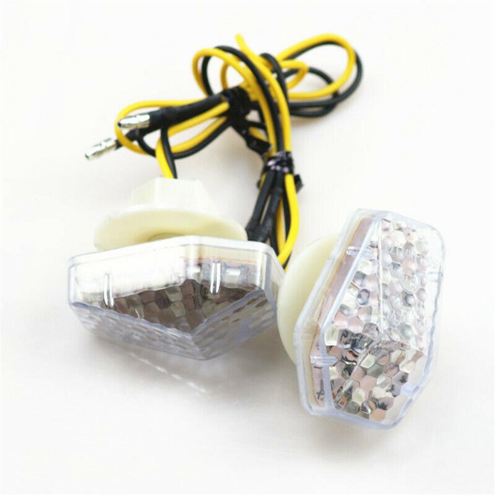Clear Flush Mount LED Turn Signal For Suzuki SV 650 1000 Bandit 600 1200 1250