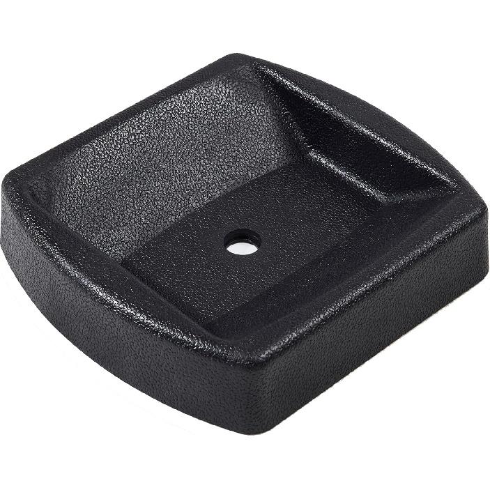 LEORAY Jack Wheel Chock, Reinforced Rubber Jack Caster Wheel Dock for Caravans and Trailers Dual Wheel