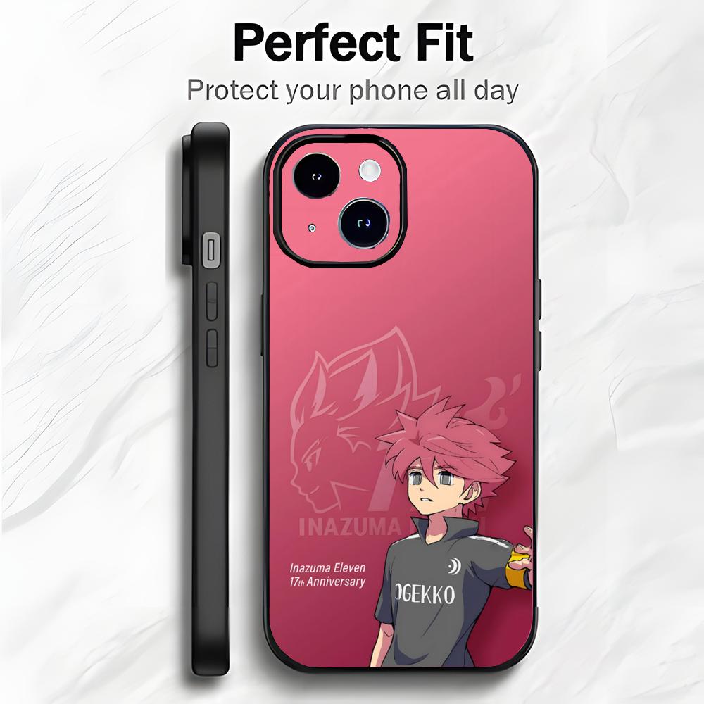 

Sporty Japanese Anime I-Inazuma Eleven Phone Case Phone Case Soft Packaging Lightweight For iPhone17 16 15 14 13ProMax iphone17air