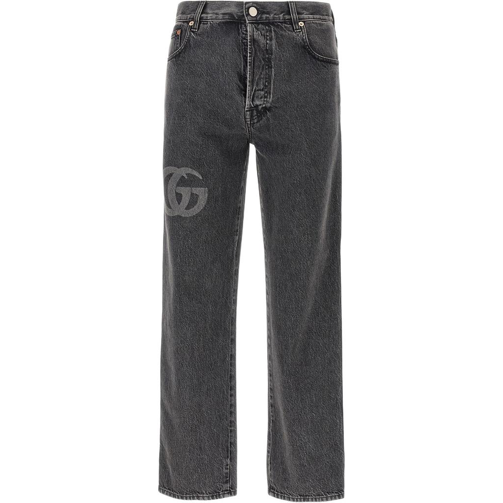 GUCCI Logo Detailed Slim Fit Denim Jeans 815642-XDDCC-1130