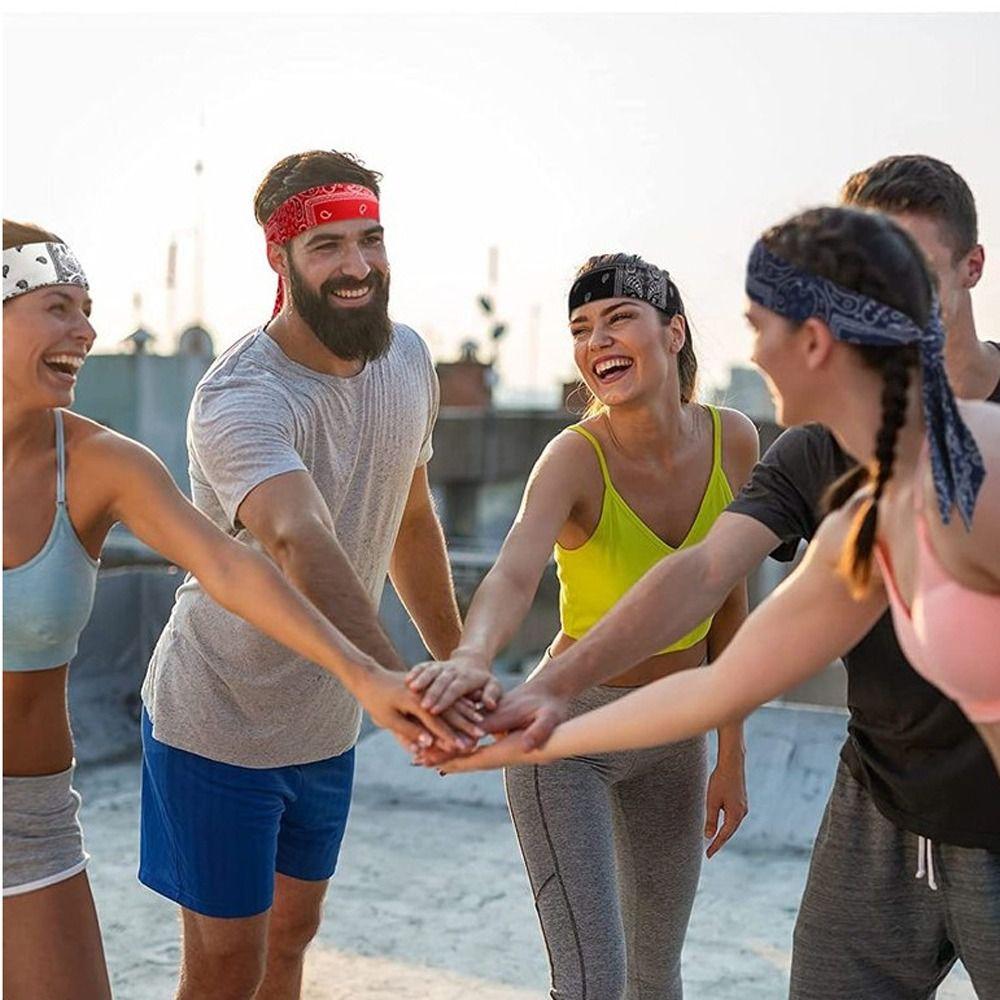 Bandanna Antiperspirant Headscarf Anti-sweat Bicycle Headband Women Men Cycling Headwear Jogging