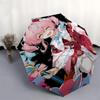 1 Stück Outdoor-Schirm mit Anime-Charakter-Design - Automatisches Öffnen/Schließen, Tragbares 3-fach faltbares Design, 8-Speichen-Eisenrahmen - Perfektes Geschenk für Fans, T