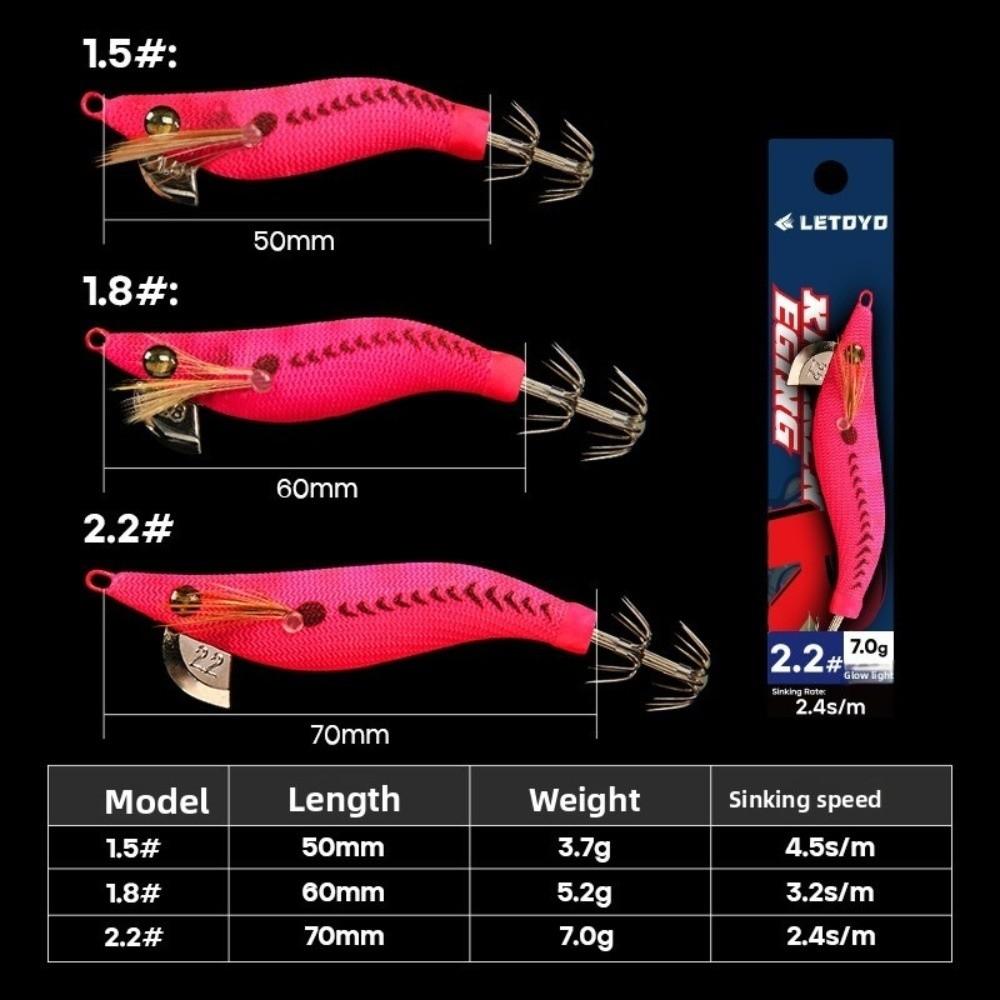 5.2g Fishing Lure 1.8# Hard Bait Shrimp Prawn Shrimp Lure  Night Fishing