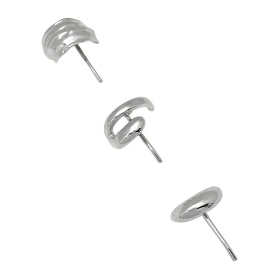 

3 шт. манжеты для волос для женщин и девочек, длинные заколки для волос, нескользящие, простые в использовании, декоративные заколки для волос, аксессуары для волос D серебряный