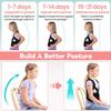 Adjustable Back Posture Corrector For Kids Teens With Soft Shoulder Pads Belts Upper Back Brace Clavicle Support