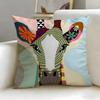 popular artist Lanre Adefioye Cushion Cover Soft & Easy-Wash Pillow Case – Versatile for Couch, Bed, Travel and Office