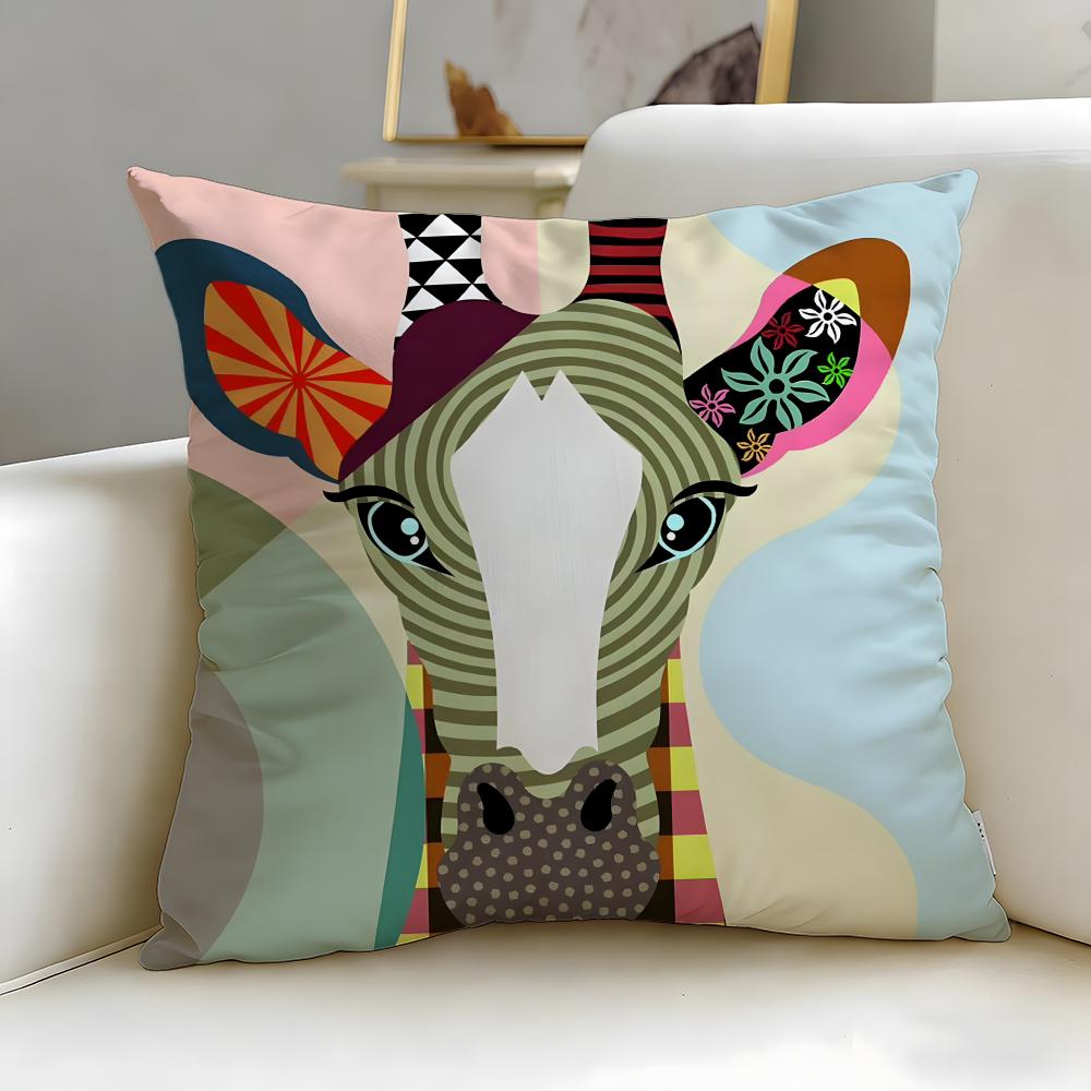 popular artist Lanre Adefioye Cushion Cover Soft & Easy-Wash Pillow Case – Versatile for Couch, Bed, Travel and Office