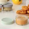 6pcs with Lid Dipping Sauce Cup Glass Spice Jar Mason Jar Sauce Box  Honey
