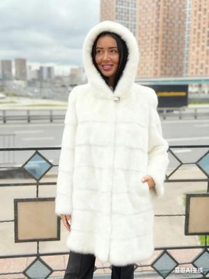 Winter Faux Rabbitcoat Faux Mink Faux Mantel für Damen