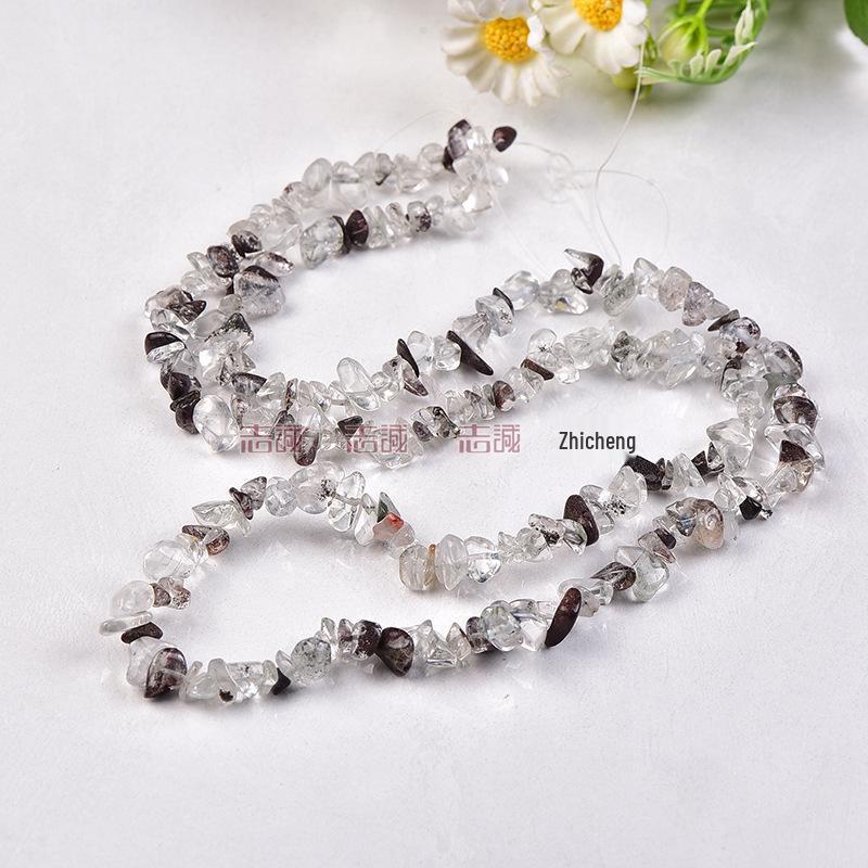 Cuentas de Piedra Triturada de Cristal Natural Multicolor - Ágata, Calcedonia, Fluorita, Granate