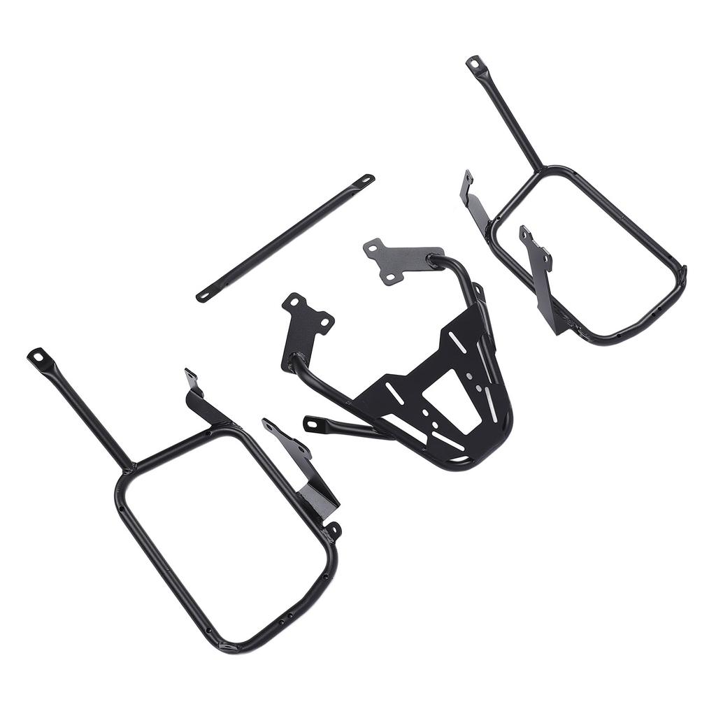 Motorrad Seitenkofferträger Kohlenstoffstahl Stabile Struktur Aufbewahrungstasche Rahmen Halter für