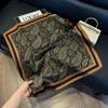 New silk scarf women's fashion versatile high-end small square scarf Korean version neck protection scarf spring and autumn retro scarf binding bag