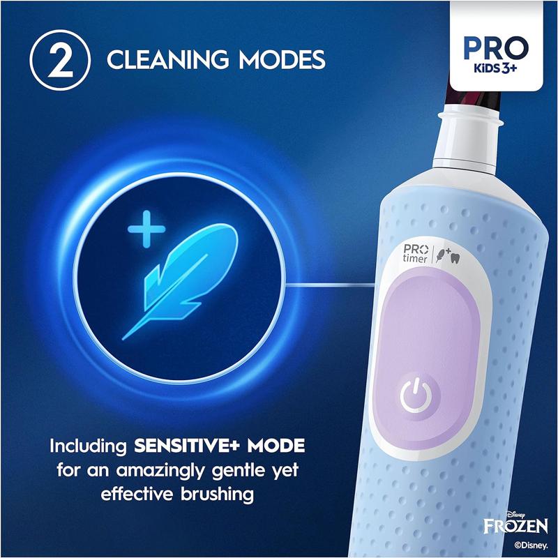 Oral B D103K Kids Electric Toothbrush Children Toothbrush 1 Handle 1 Replacement Brush Head
