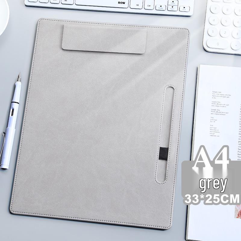 A4 Magnetic Leather Clip Board for Office & Meetings