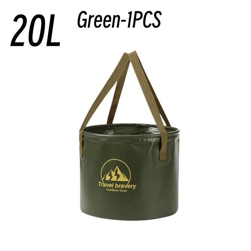 Durable Multi-functional Portable Basins Waterproof Collapsible Sink Bucket Travel Basin Camping Hiking Storage Bucket 10L/20L