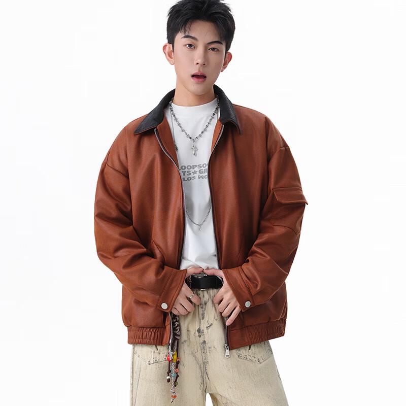 TOM ADAM Herren American Casual Revers Fliegerjacke