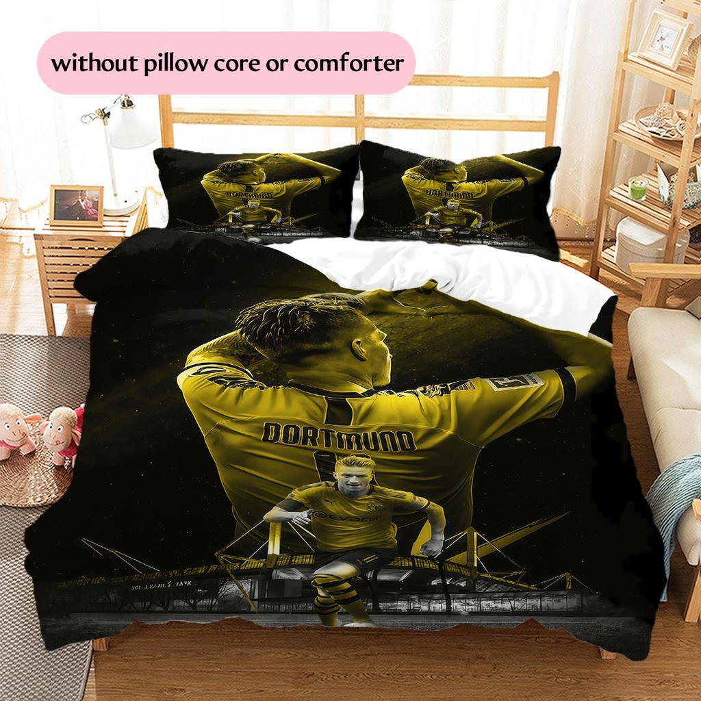 Biancheria da letto con motivo Marco Reus Decorazione per la casa Regalo di compleanno (1 * copripiumino + 2 * federa, senza nucleo),merchandising per fan.