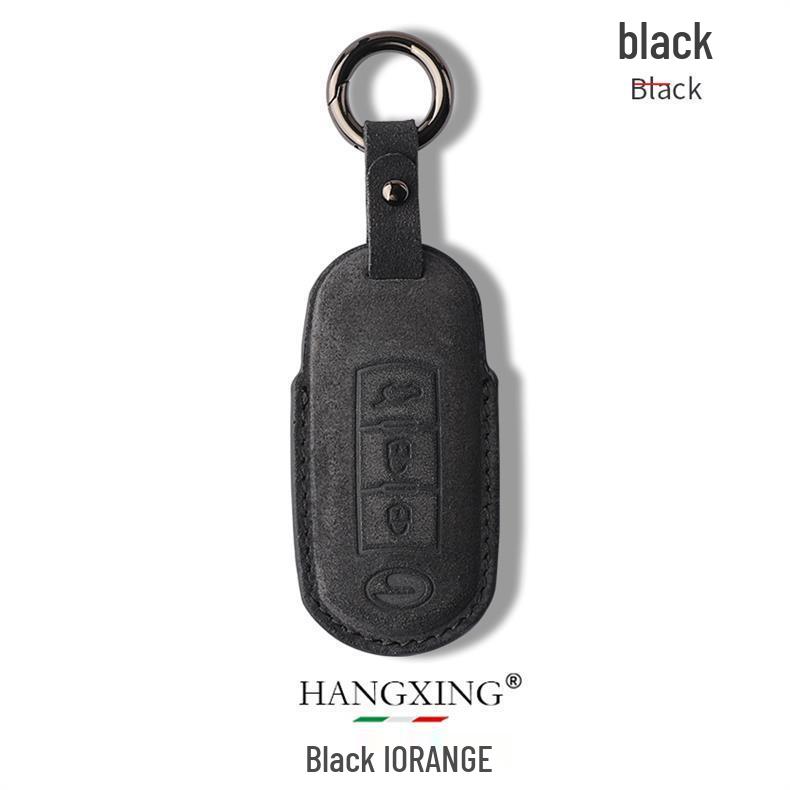 Compatible Key Case for GAC AION Y & Trumpchi GS Models (GS3, GS4, GS5, GS6m) with Suede Shell and Buckle Design