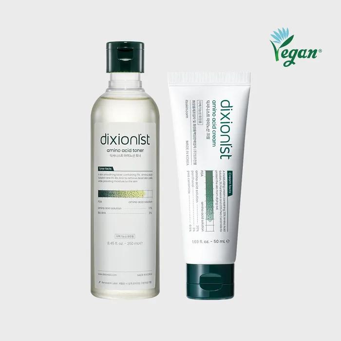 

[Immediate Skin Improvement] _ Amino Acid 2 Types Glow Set (Toner + Cream)