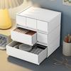 Schreibtisch-Organizer Große Kapazität Schubladentyp Kosmetik-Aufbewahrungsbox Multifunktionale Hautpflege-Kleinkram Schreibtisch-Organizer-Box