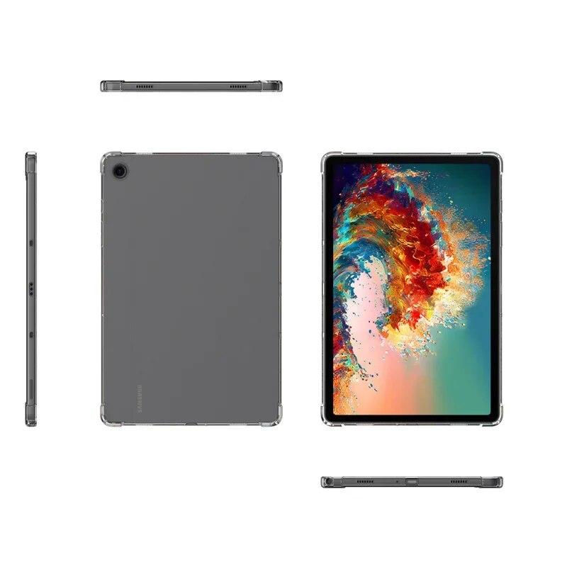 Für Samsung Galaxy Tab A9 + 11 Zoll Transparente Hülle für A9 Plus 11 Zoll Weiche Tpu Airbag-Abdeckung Funda für X210 X216