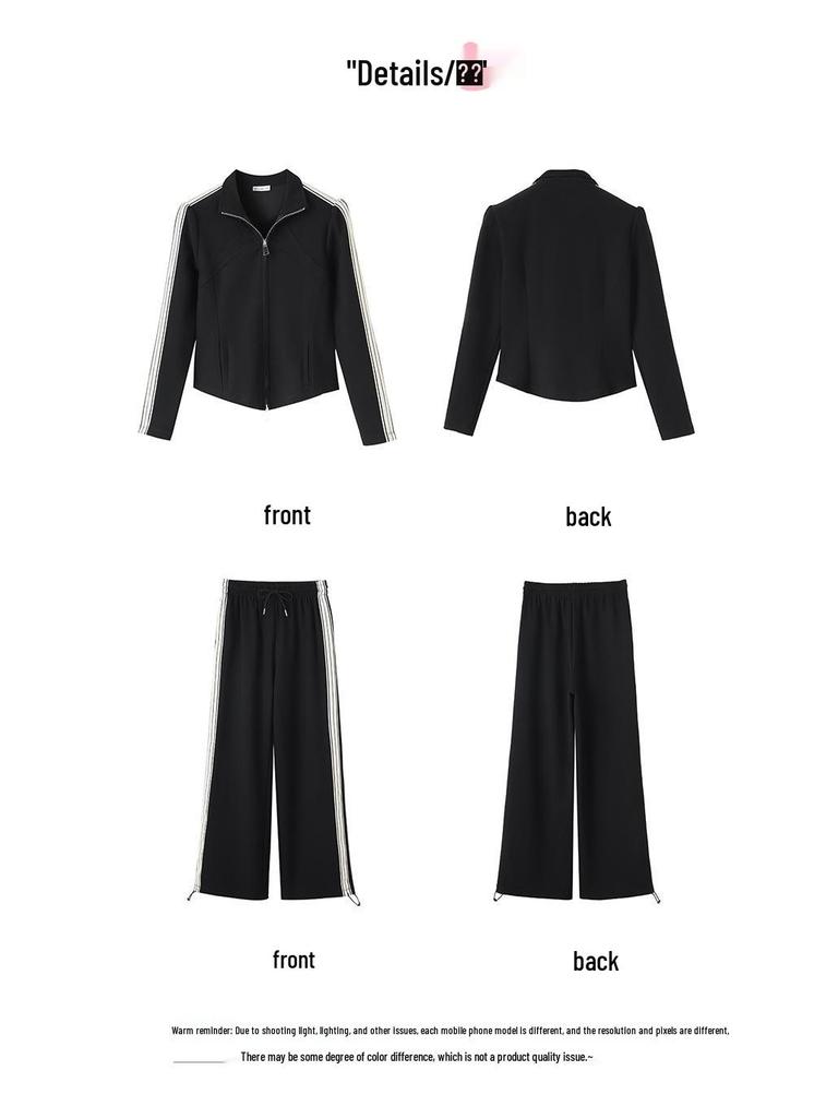 2025 Frühling Übergröße Slim Fit Sportlich Lässig Zweiteiliges Damen Sweatshirt und Hosen Set