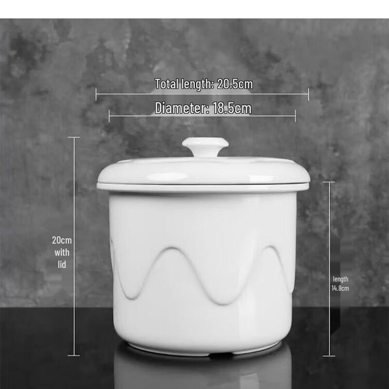 Wutuo 3L Ceramic Inner Pot for Electric Stewers