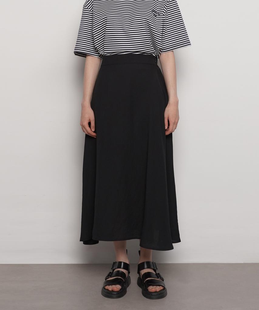 THE-ABON W27 Tu Iong Flared Skirt Sky