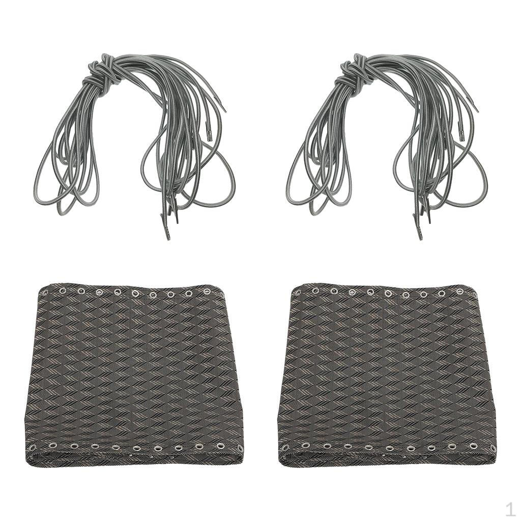 

2xТкань Tessforest и 8xШнурки Замена для Кресла-реклайнера Складного Лаунж-дивана