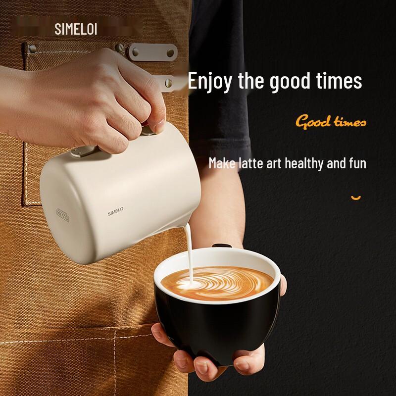 SIMELO 304 Stainless Steel Latte Art Pitcher