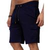 Men's Work Pants with Multiple Pockets Fitness Sports and Casual Five Quarter Pants, Plus Size Shorts