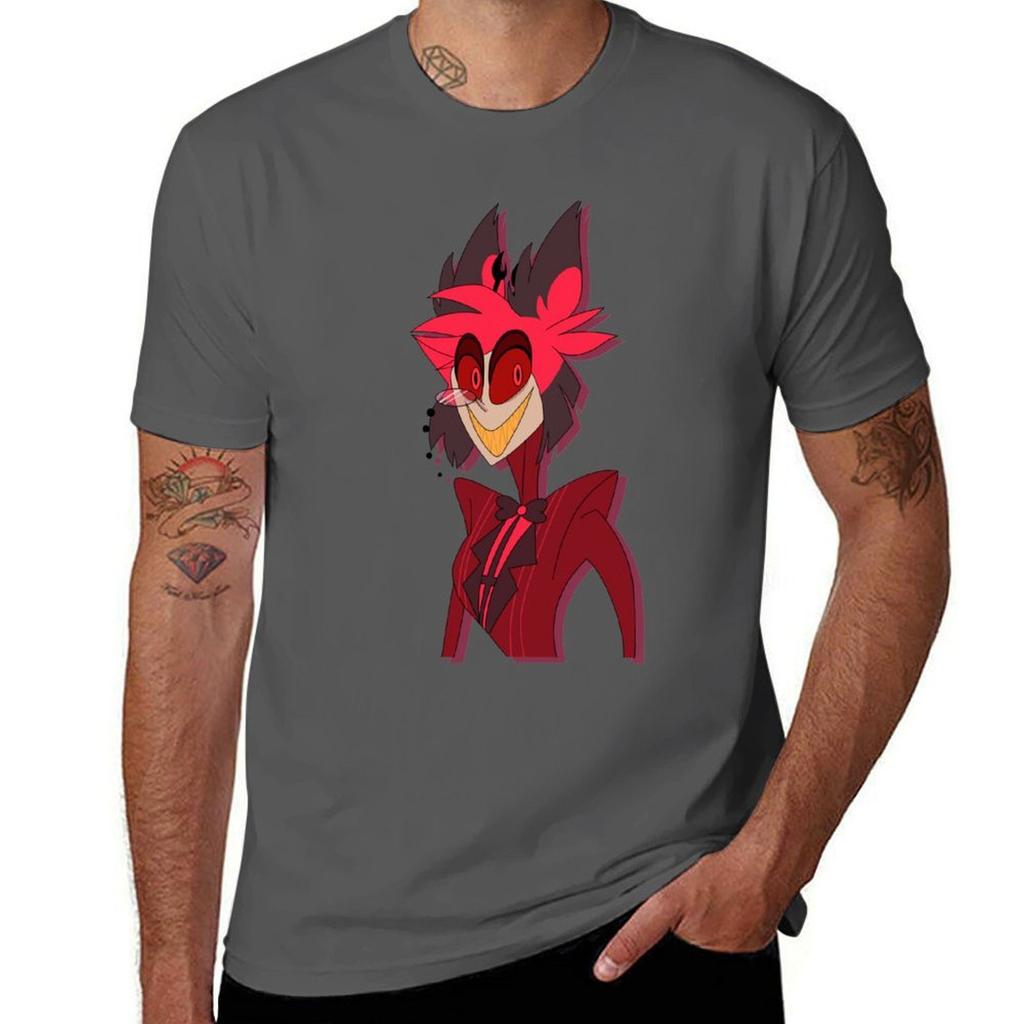 The Radio Demon Alastor Tshirt Work Utility Short Sleeve Shirt