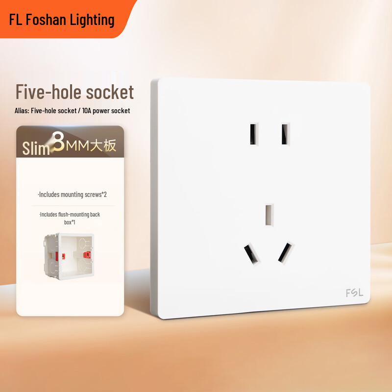 Foshan Lighting 86-Type Wall Socket