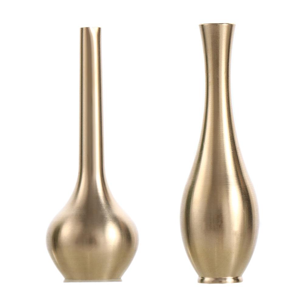 Pure Copper Gold Flower Arrangement Artwork Living Room Decor Home Decor Decoration Bottles Antique Vase Flower Ornaments Vases