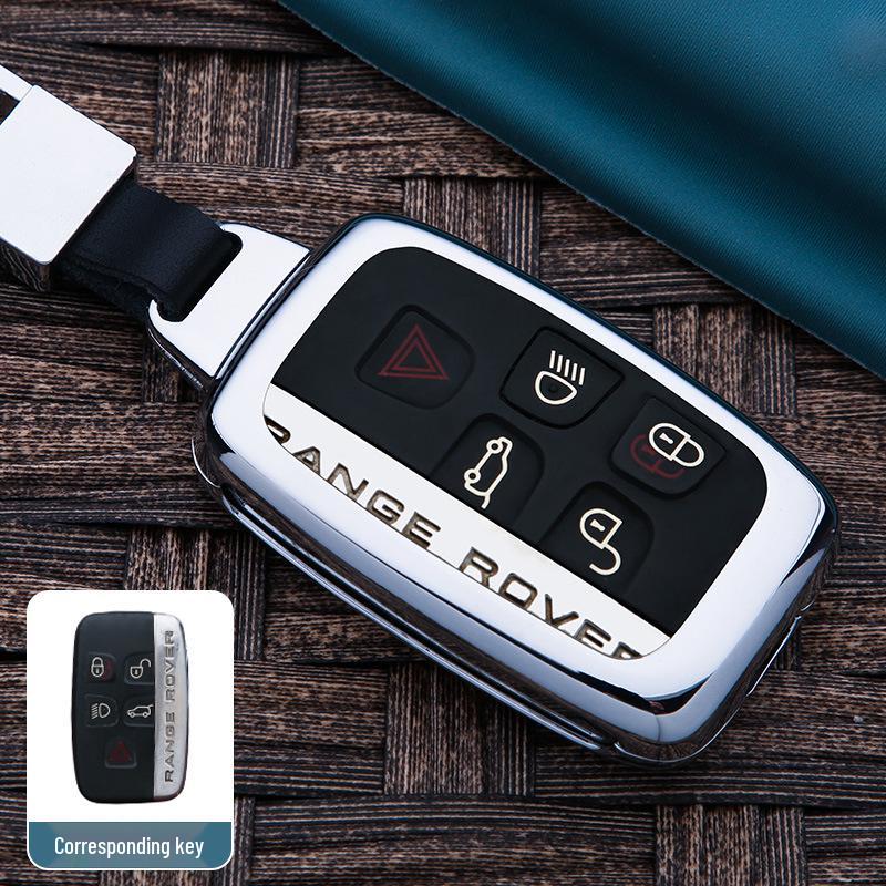 

Чехол для ключа Land Rover Jaguar для Range Rover, Velar, Evoque, Discovery 4, Freelander - Корпус ключа с пряжкой.