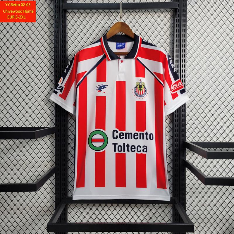 Suministro directo de explosiva retro Cougar Chivas Pachuca ajustada de secado rápido camiseta deportiva de fútbol