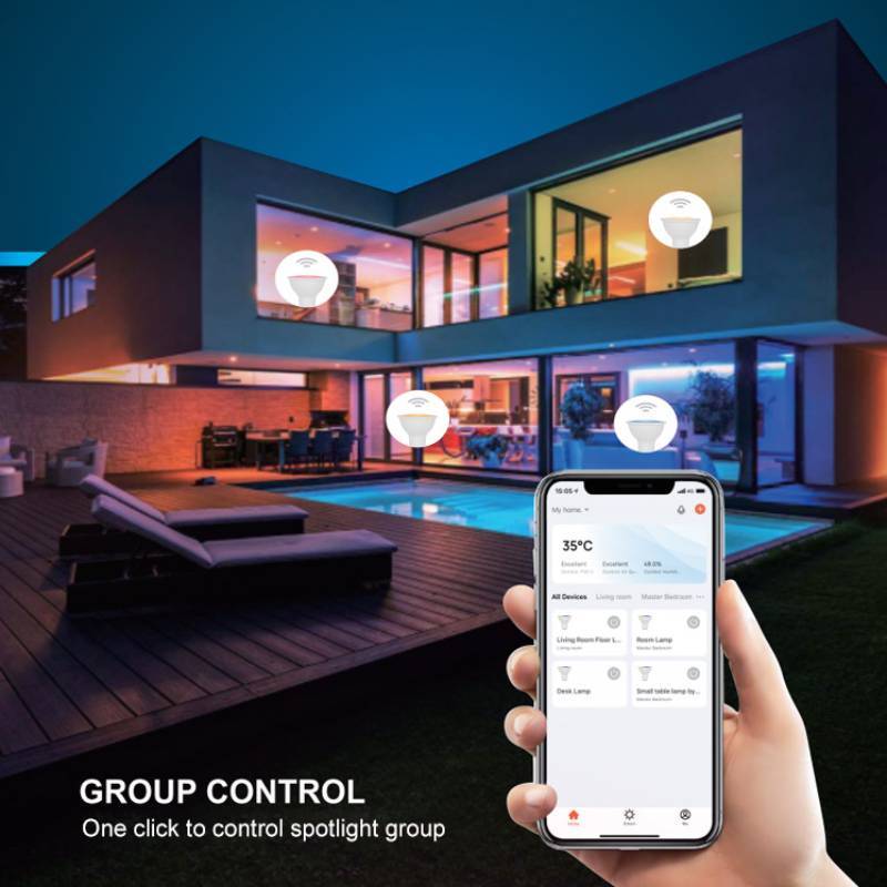 Tuya Smart Led Ceiling Light With Alexa Voice Control For Home Decor And Bright Illumination