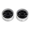 RC Part Tamiya Complete Set Aluminum Front & Rear Wheel Hubs Rims for 1/14 Tamiya Tractor Climbing Trailer RC Car Upgrade Parts