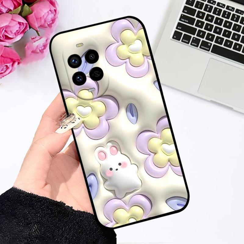 For Huawei nova 13 5G Case BLK-AL80 Floral Shockproof Silicone Matte TPU Phone Cover For Huawei nova 13 Pro Capa MIS-AL00 Fundas