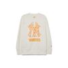 MLB New York Yankees Sweatshirts Unisex Ecru Crew Neck Moderate Regular 3AMTM0131-50CRS