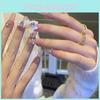 High Fashion Nail Wearable Nail Ins Advanced Pure Desire Style Nail Stickers Butterfly Bow Nail Stickers A30