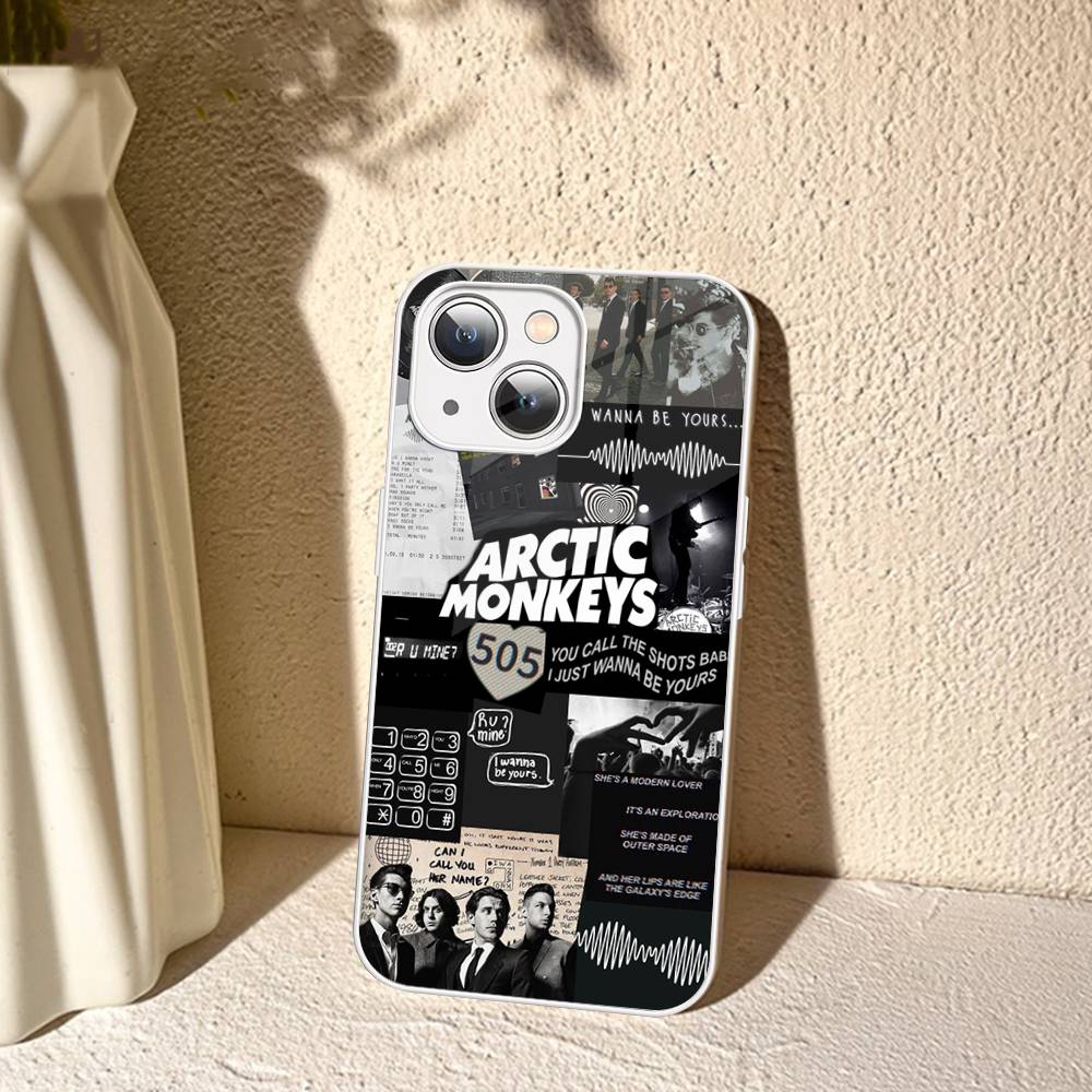 Hot A-Arctic M-Monkeys Band Tempered Glass For Iphone 14 13 12 11 Pro Mini XS MAX 14Plus X XS XR Cover
